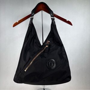 Kipling One Shoulder Bag Olina Tote KI4881 Black with Rose Gold Hardware EUC